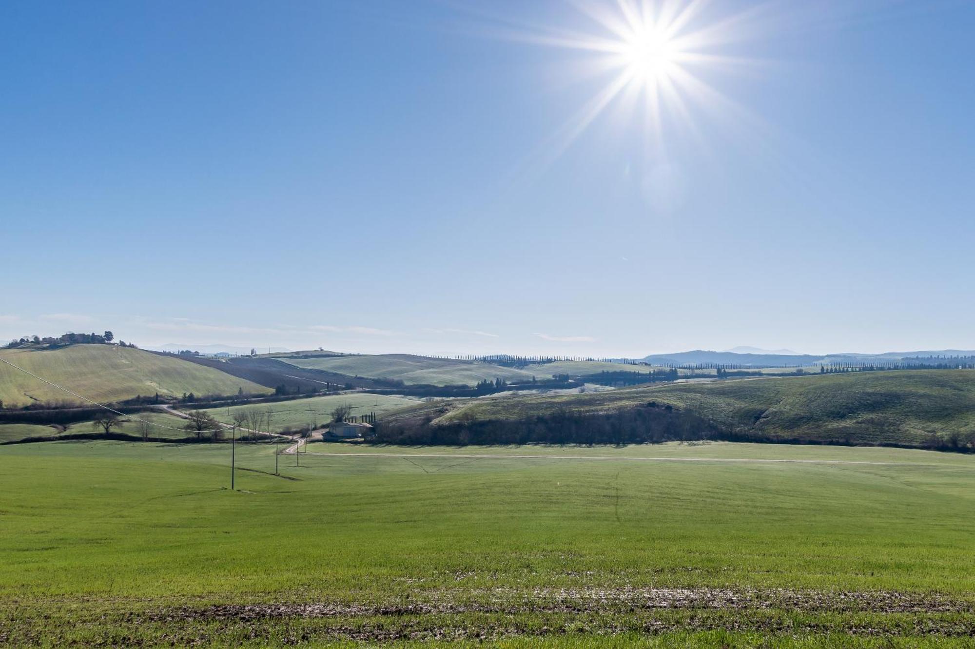 Willa Sunflower Con Vista Su Siena Corsano  Zewnętrze zdjęcie