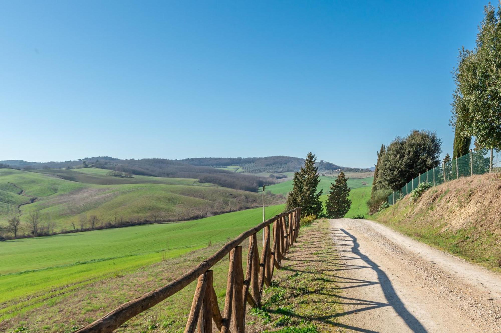 Willa Sunflower Con Vista Su Siena Corsano  Zewnętrze zdjęcie