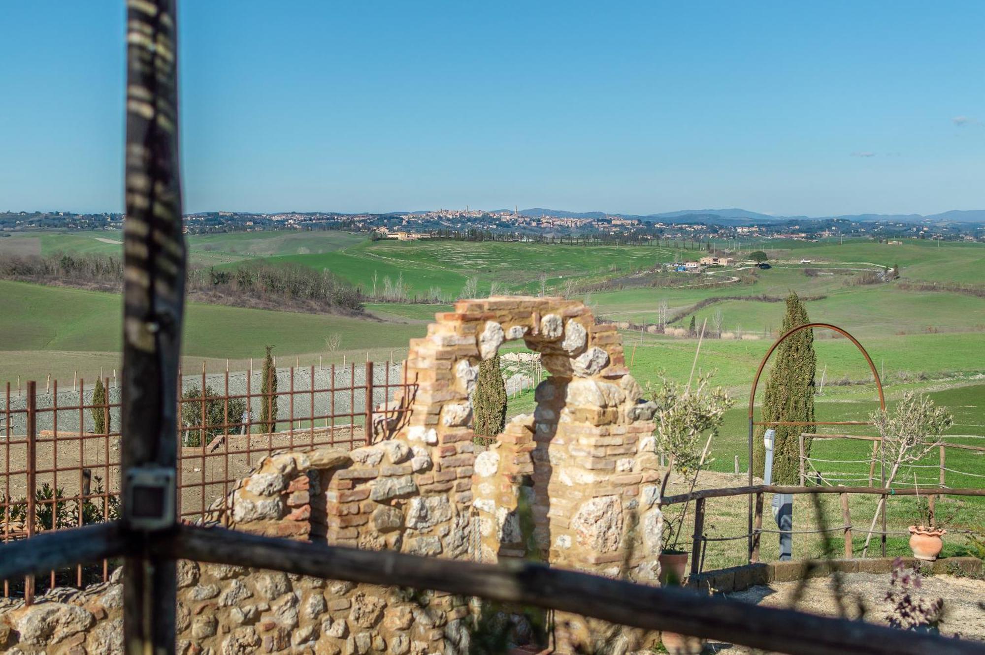 Willa Sunflower Con Vista Su Siena Corsano  Zewnętrze zdjęcie