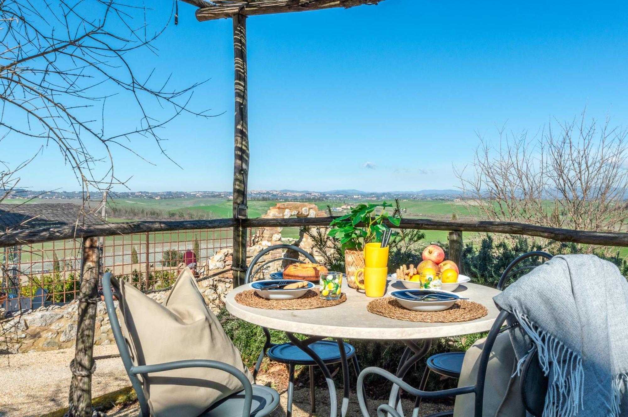 Willa Sunflower Con Vista Su Siena Corsano  Zewnętrze zdjęcie